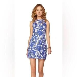 NWOT Blue Lindy Shift dress